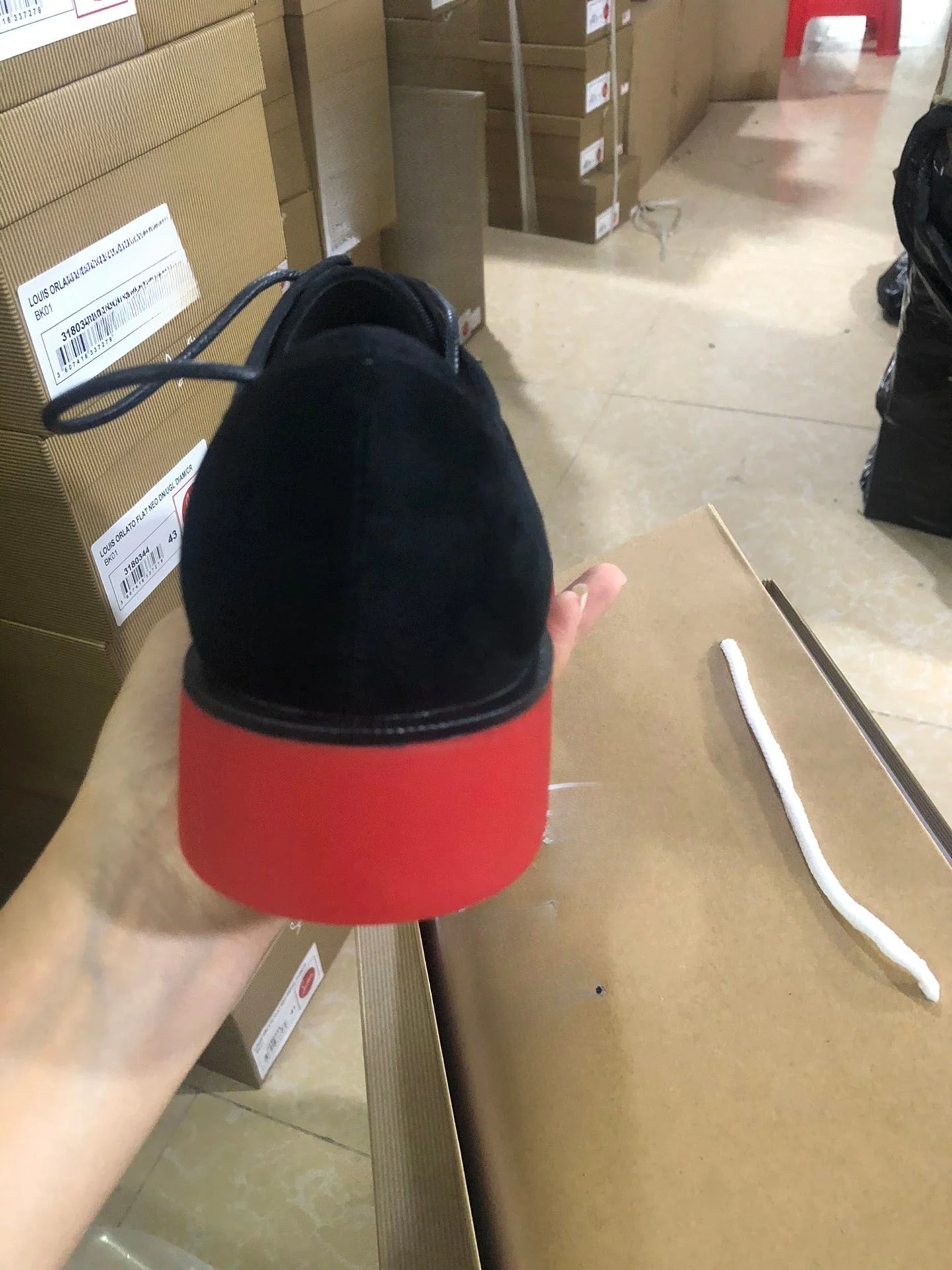 Leather shoes