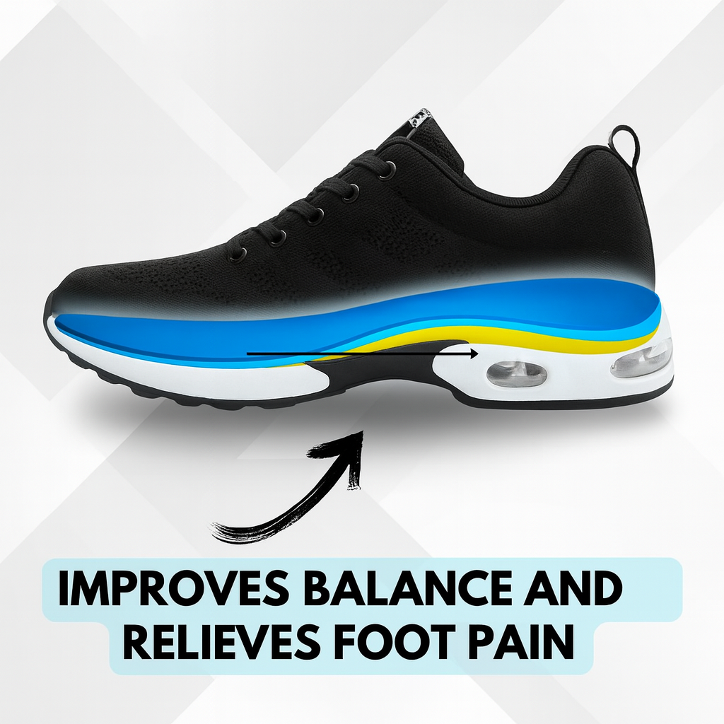 12-Hour Shift Shoes for All-Day Foot, Knee & Back Pain Relief (BOGO)