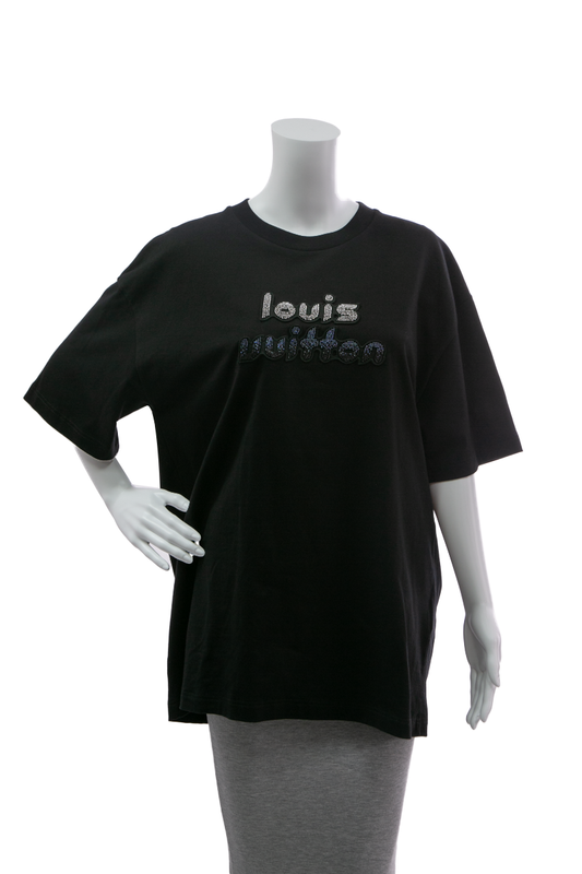 Beaded Logo T-Shirt - Size Large