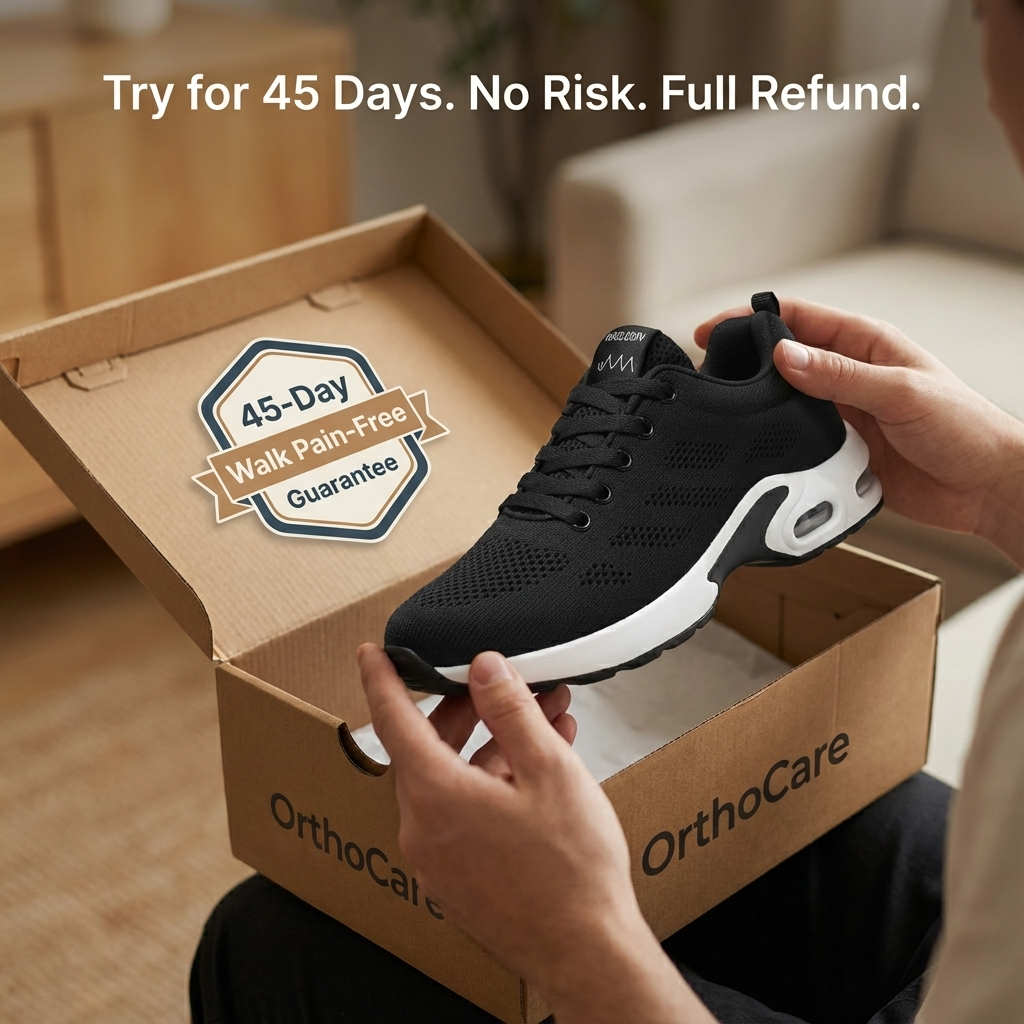 12-Hour Shift Shoes for All-Day Foot, Knee & Back Pain Relief (BOGO)
